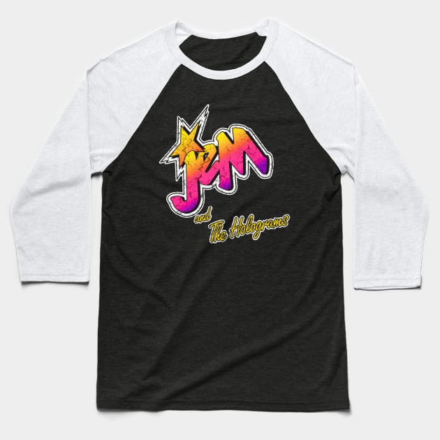 Distressed Jem And The Holograms Baseball T-Shirt by Honocoroko